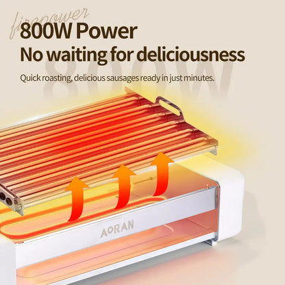 AORAN 1800W Smokeless Indoor Electric Grill, Non-Stick Korean BBQ Grill Pan