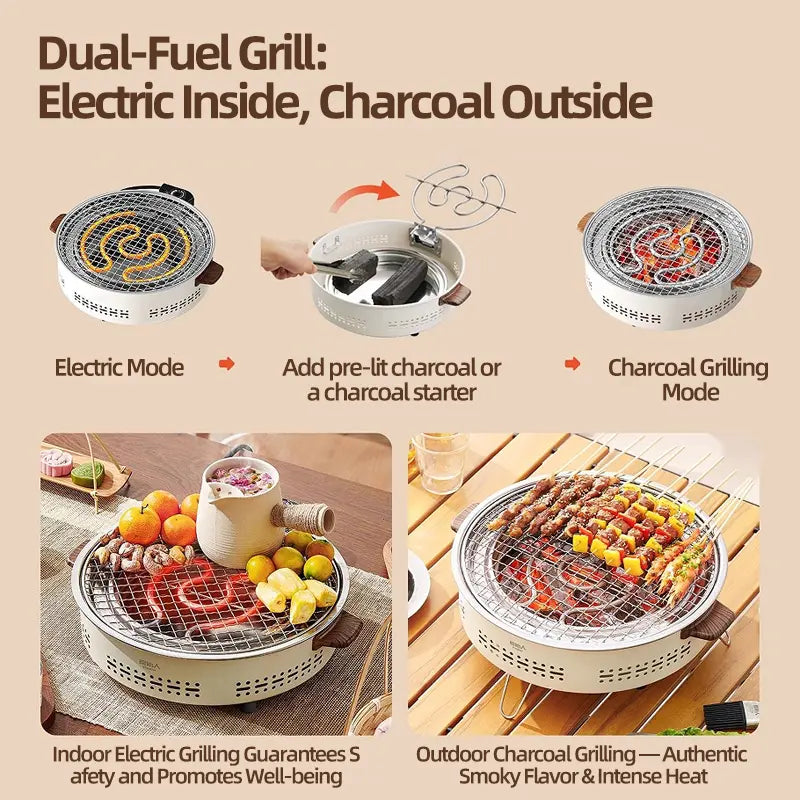 AORAN KITCHEN 1700W Electric Carbon Stove, Touch Control Portable Cooker