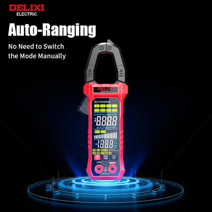 6000 Count True RMS Clamp Meter Multimeter, Auto Ranging AC/DC Voltage Tester