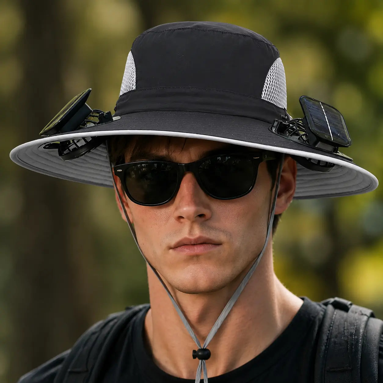 Solar Powered Fan Hat | Rechargeable Cooling Sun Hat for Outdoor Sports